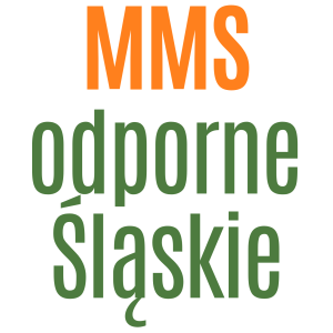 logo MMS odporne Śląskie w kolorze na białym tle